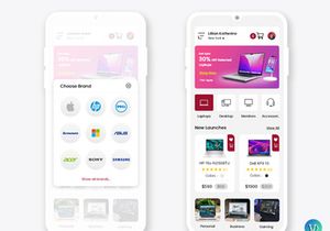 Buy Laptops Online Mobile App UI Kit