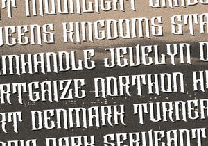 Raizen - Victorian Decorative Font