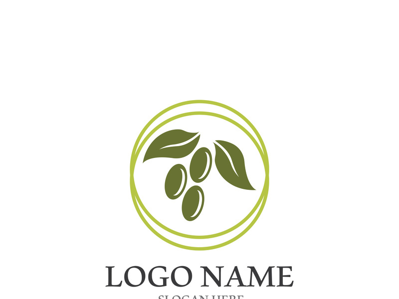 olive icon vector illustration design template