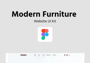 Modern furniture website UI