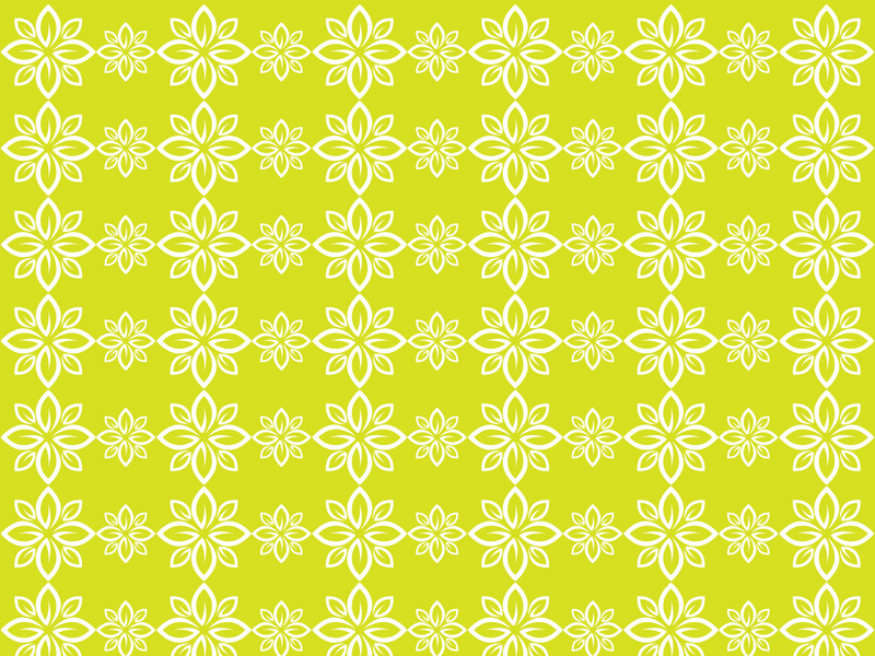 Seamless pattern leaf green vector
