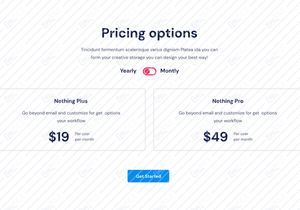 Pricing Web UI KIT
