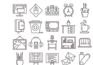 Workspace Vector Icon Pack