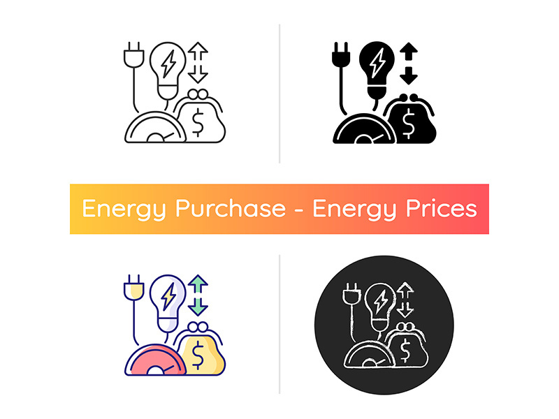Energy efficiency program icon
