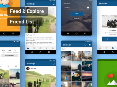 Insta App - Android UI Template
