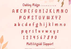 Oakley Ridge - Handwritten Font