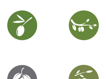 Olive fruit logo design. preview picture