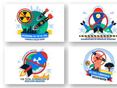 10 Total Elimination of Nuclear Weapon Illustration