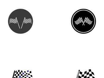 Race flag logo preview picture