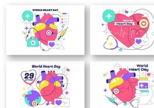 10 World Heart Day Illustration