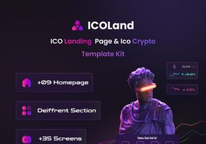 ICOLand | ICO landing page & ICO Crypto