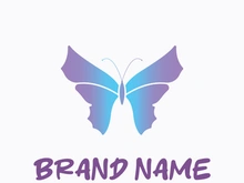 Butterfly logo design