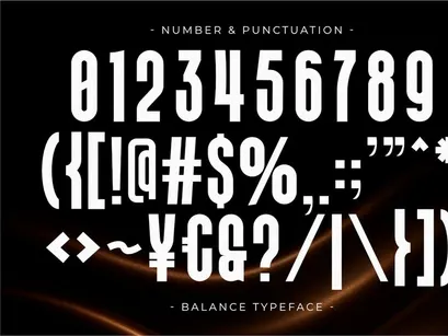 Balance - Modern Sans Serif Font