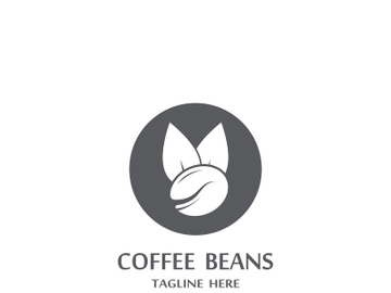 Premium coffee bean logo design. preview picture