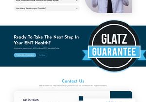 ENT Doctor Website UI/UX Design Kit