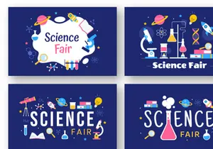 9 Laboratory Science Fair Illustration