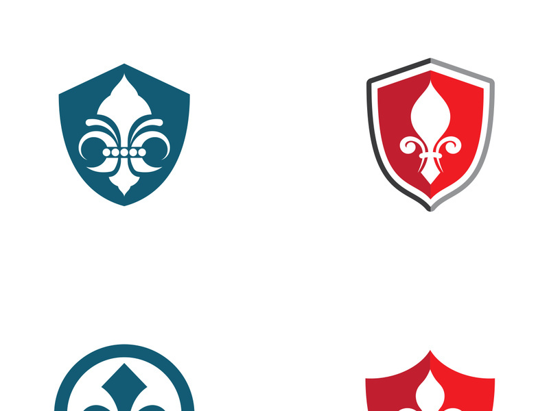 Fleur de lis vector icon design