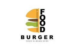 Burger Logo, Fast Food Design