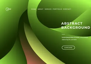 Vibrant Green Background Abstract