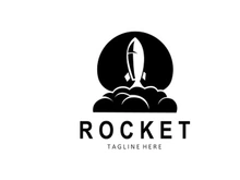 Rocket Logo Design, space exploration vehicle