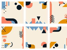 Square Background Social Media vibrant