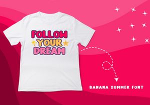 Banana Summer - Playful Display Font