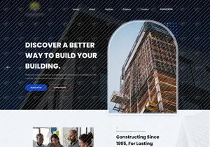 Constructing buildings Company UI KIT