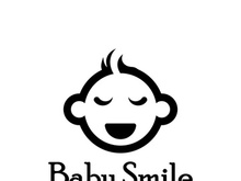 Cute Happy Baby Face Smile Logo Template