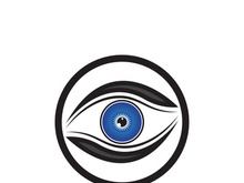 eBranding Identity Corporate Eye Care vector logo design