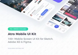 Atro Mobile UI Kit Gratis