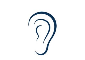 ear Logo Template vector icon