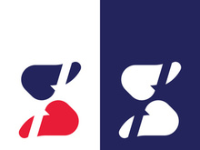 Business corporate S letter logo design vector