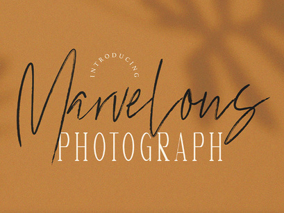 Marvelous Photograph - Font Duo