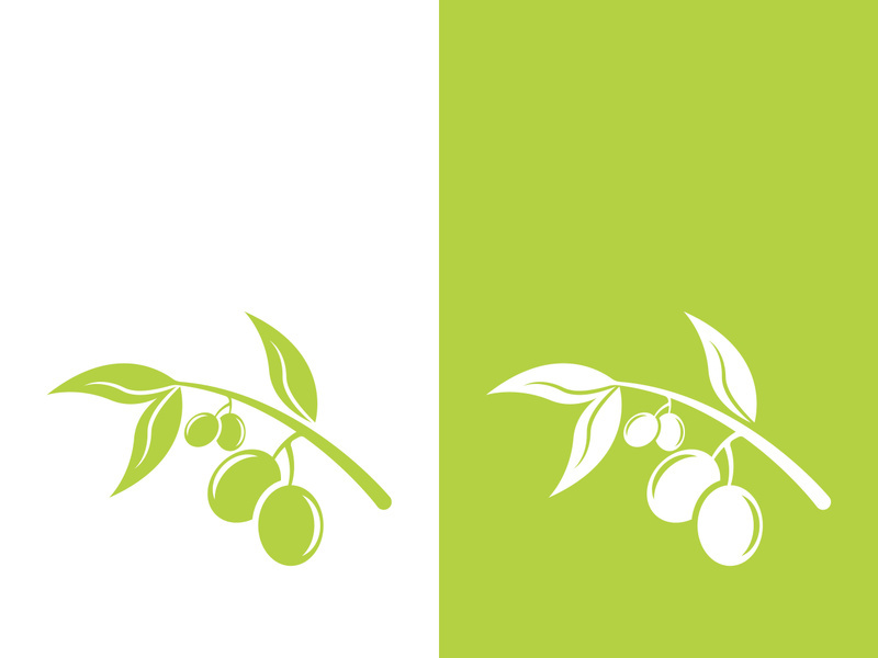 olive icon vector illustration design template