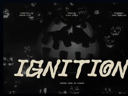Derelict | Display Horror Font