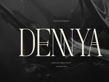 Dennya | Display Serif Font preview picture