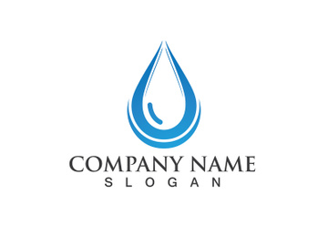 Water drop Logo Template vector preview picture