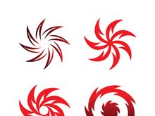 Vortex vector illustration icon logo template design