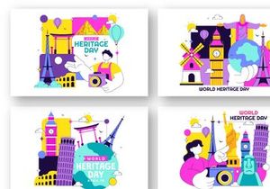 10 World Heritage Day Illustration