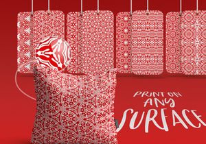 Mandala Christmas Seamless Patterns