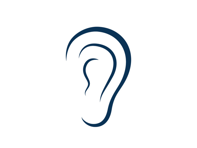 ear Logo Template vector icon