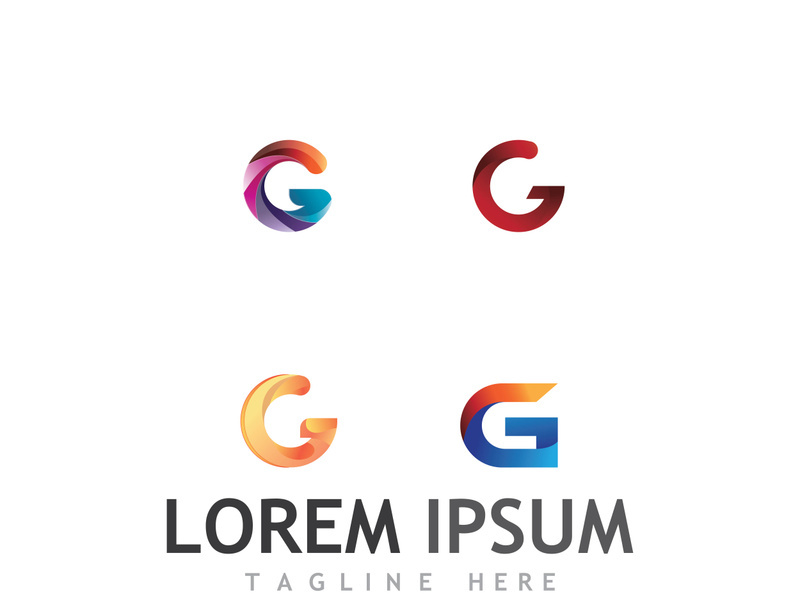 Initial G letter logo that is unique and modern.