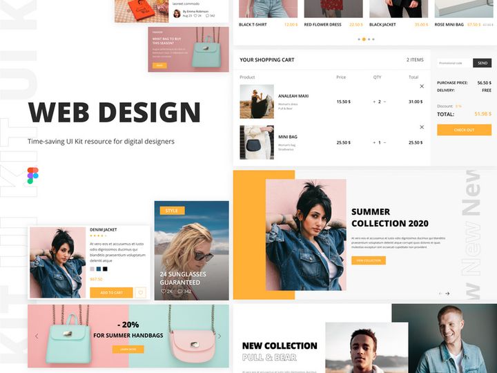 Juvelo UI Kit Figma and Photoshop