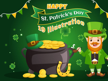 19 Happy St Patricks Day Illustration preview picture