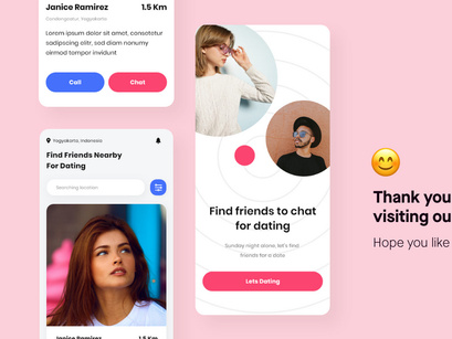 Malming - Dating Design Mobile App