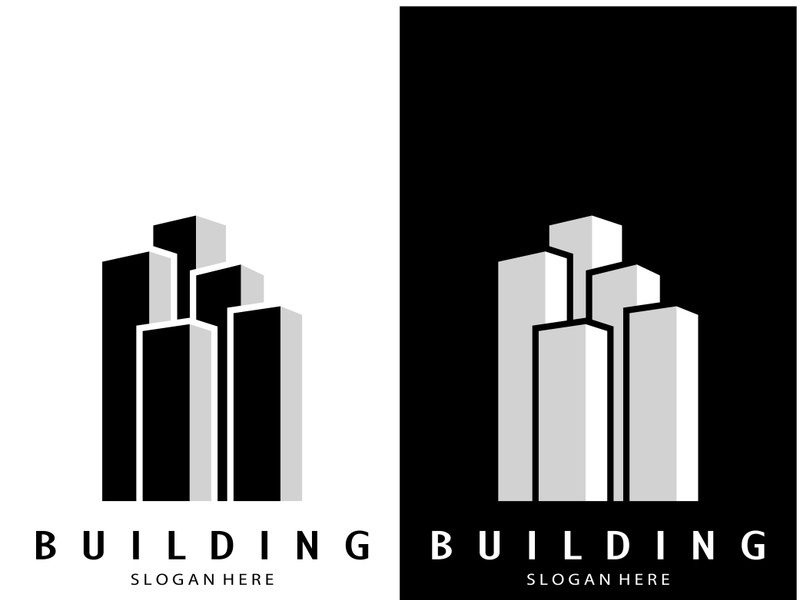 Building logo vector illustration design,Real Estate logo template, Logo symbol icon