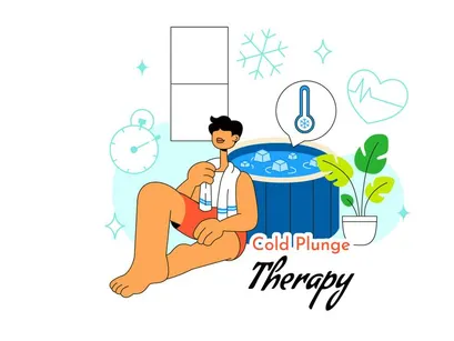 10 Cold Plunge Therapy Illustration
