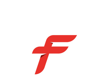 F logo and symbol vector icon app preview picture