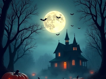 Spooky Halloween background image. preview picture