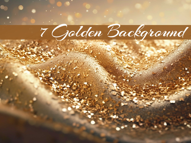 A golden glitter texture background